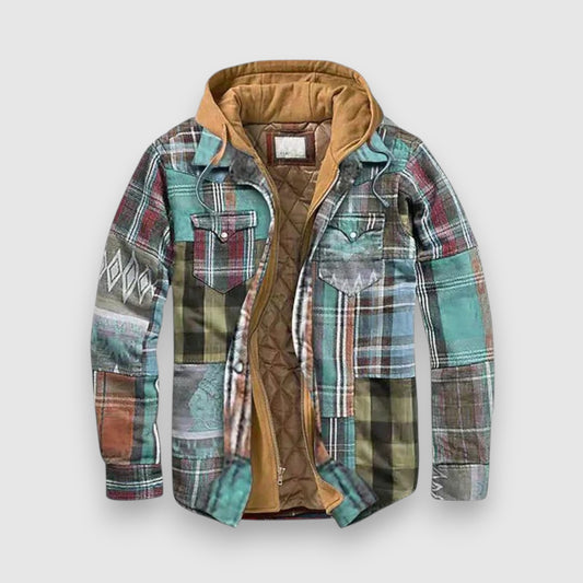 Alvija | Eleganta rūtainā jaka