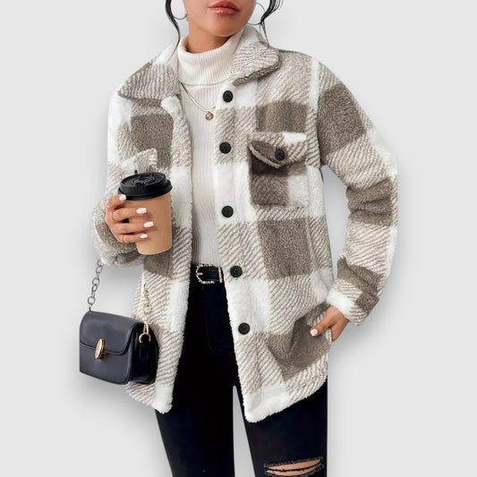 Armands | Rūtaina flīsa jaka