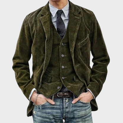 Haralds | Vīriešu vintage jaka ar vesti