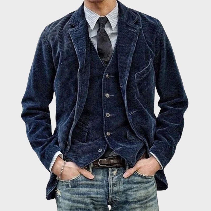 Haralds | Vīriešu vintage jaka ar vesti