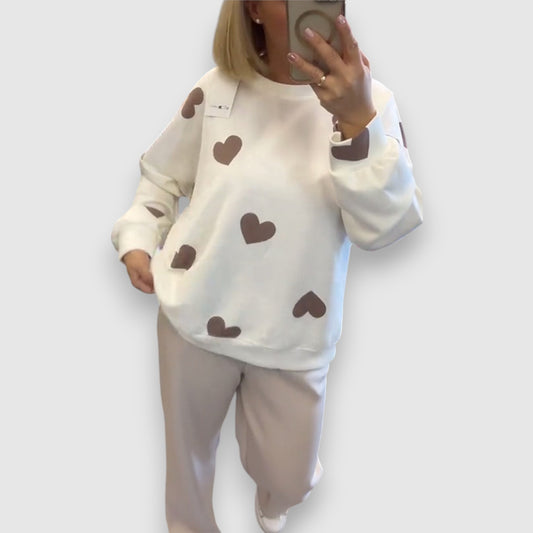 Lerija | Trikotāžas džemperis ar sirsniņu rakstu