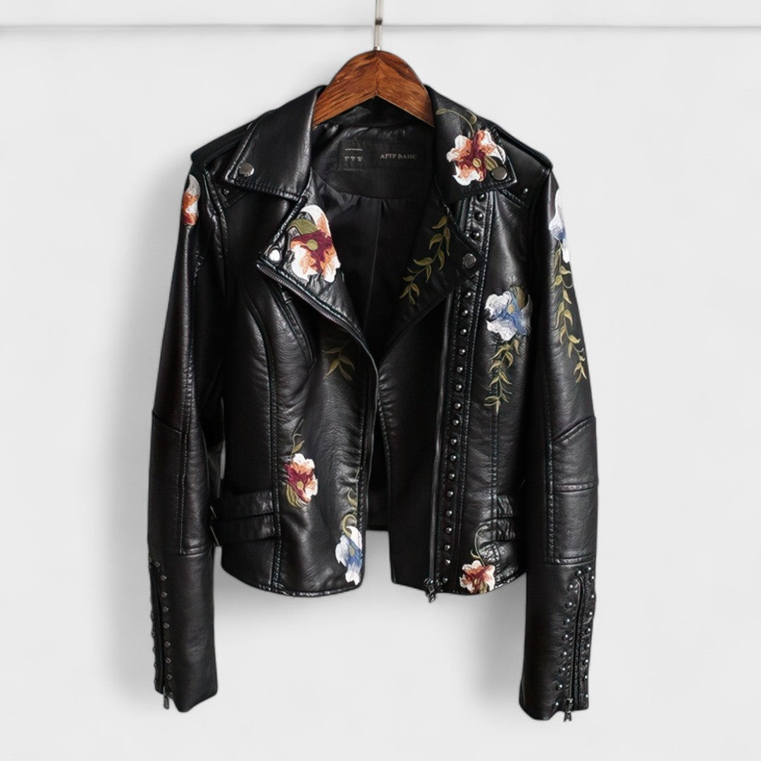Māra | Ziedu stila biker jaka