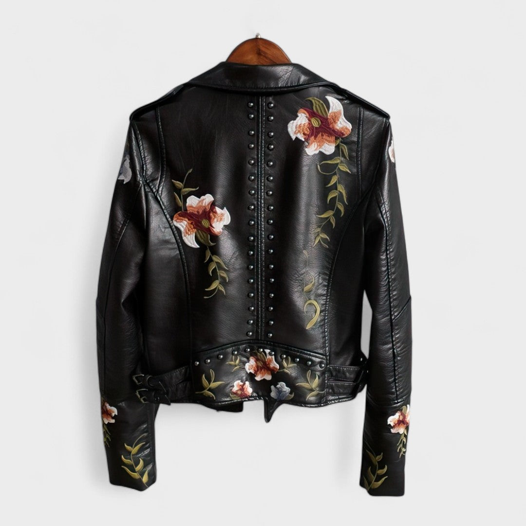 Māra | Ziedu stila biker jaka