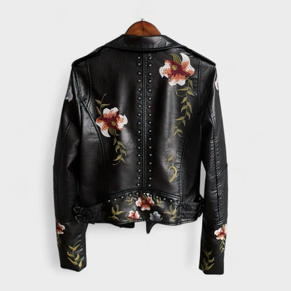 Māra | Ziedu stila biker jaka
