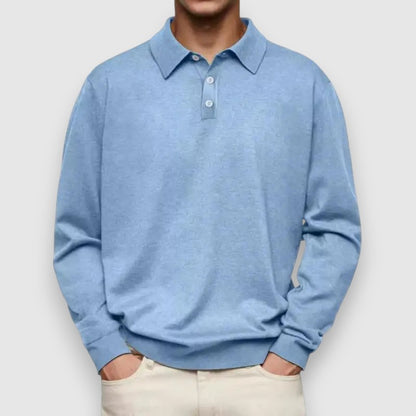 Rainers | Ikdienas polo krekls ar garām piedurknēm