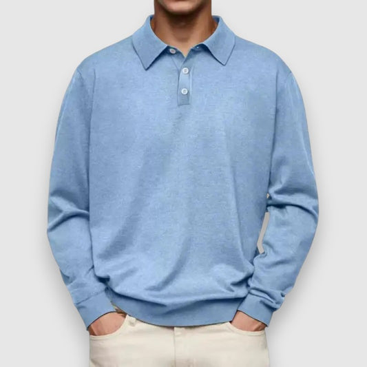 Rainers | Ikdienas polo krekls ar garām piedurknēm