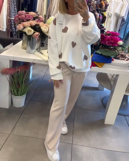 Lerija | Trikotāžas džemperis ar sirsniņu rakstu