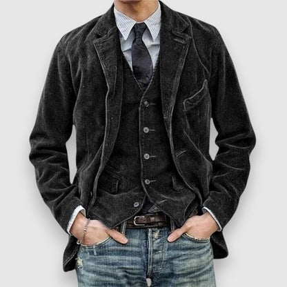 Haralds | Vīriešu vintage jaka ar vesti