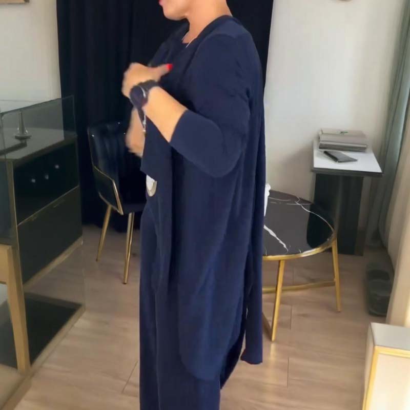 Esmira | Elegants 3 daļu komplekts ar garu kardiganu