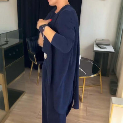 Esmira | Elegants 3 daļu komplekts ar garu kardiganu